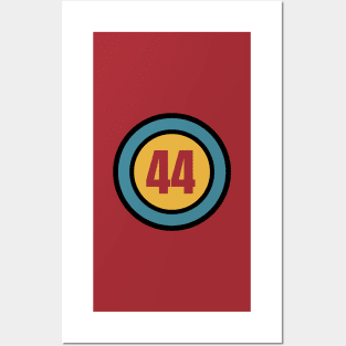 The Number 44 - Forty Four - forty fourth - 44th Posters and Art